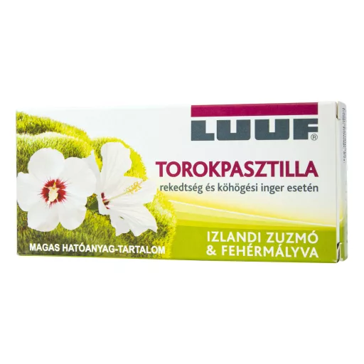 Luuf zúzmó-fehérmályva szopogatótabletta 20 db