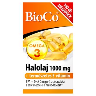 BioCo Halolaj 1000 mg + E-vitamin kapszula 100 db