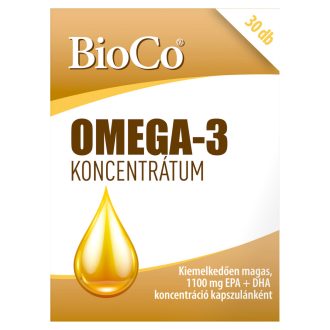 BioCo Omega-3 koncentrátum kapszula 30 db 