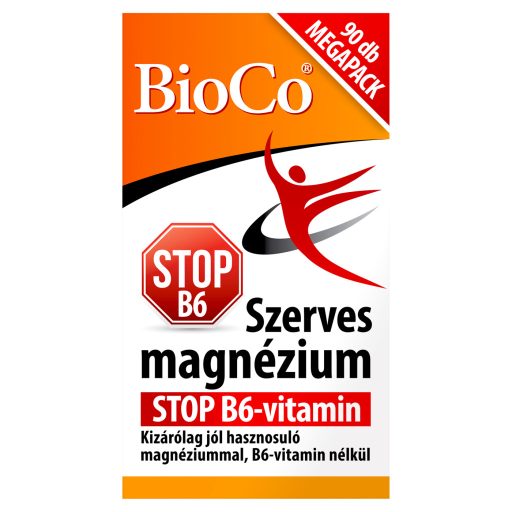 BioCo Szerves Magnézium Stop B6 Megapack tabletta 90 db