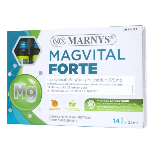 Marnys Magvital Forte Liposzómális folyékony magnézium 375 mg 25 ml 14 db