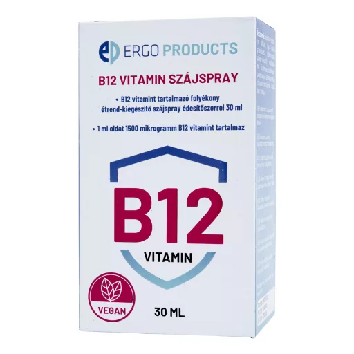 Ergo Products B12-vitamin szájspray édesítőszerrel 30 ml