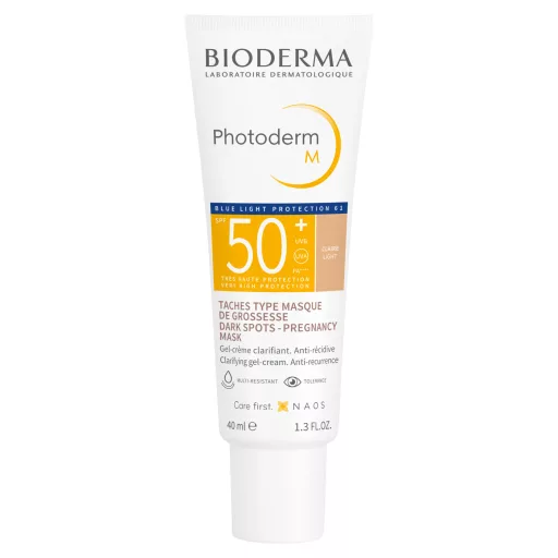 Bioderma Photoderm M SPF50+ light (világos) fényvédő krém 40 ml