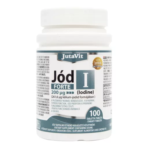 JutaVit Jód 200 mcg Forte tabletta 100 db