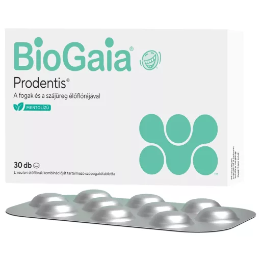 BioGaia Prodentis szopogató tabletta mentol 30 db
