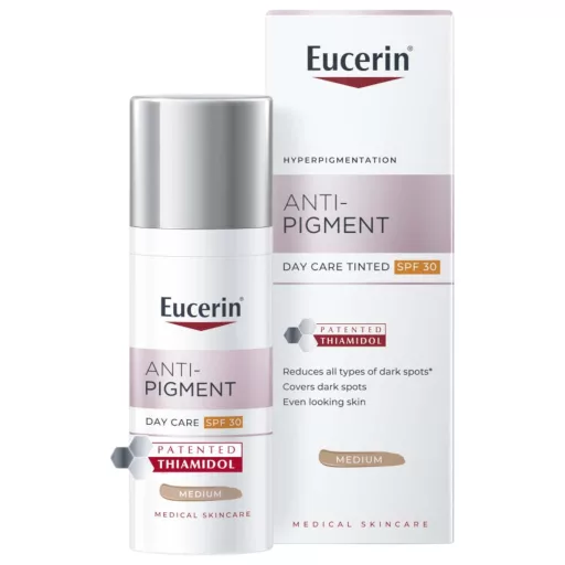 Eucerin Anti-Pigment színezett nappali arckrém medium SPF30 50 ml