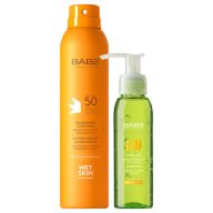 BABÉ áttetsző fényvédő spray 200 ml + aloe gél 90 ml