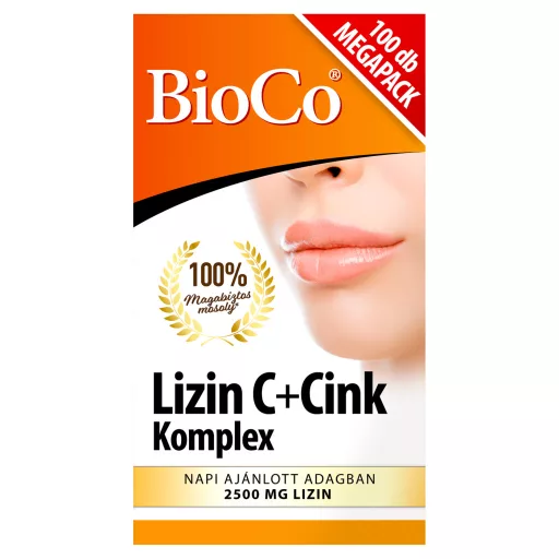 Bioco Lizin C + Cink Komplex Megapack tabletta 100 db