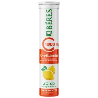   Béres C-vitamin 1000 mg cukormentes citromízű pezsgőtabletta 20 db