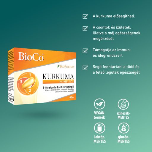 BioCo kurkuma komplex kapszula 60 db