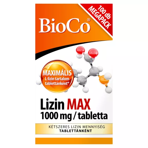 BioCo lizin max 1000 mg kapszula 100 db