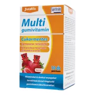 JutaVit Multi cukormentes gumivitamin eper ízű 50 db
