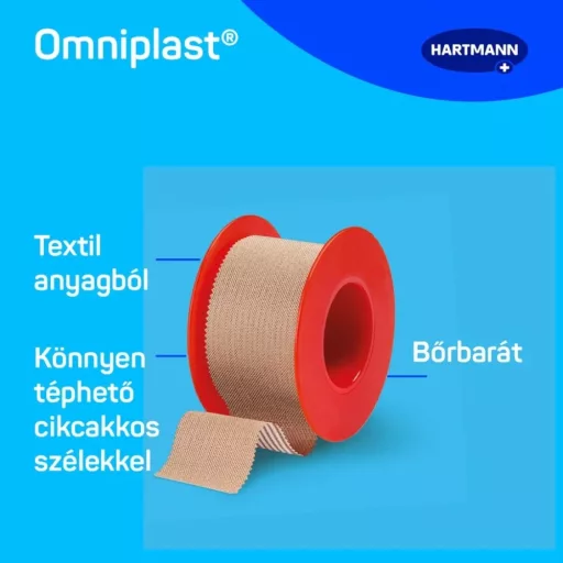 Omniplast ragtapasz 2.5 cm x 9.2 m