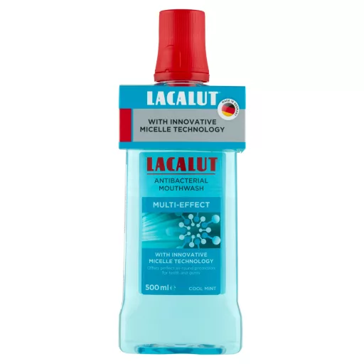 Lacalut antibakterális, micellás szájvíz multi-effect 500 ml