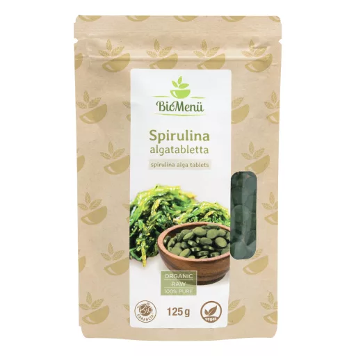BioMenü bio spirulina alga tabletta 125 g