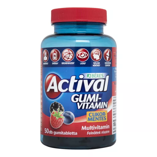 Béres Actival felnőtt gumivitamin 50 db
