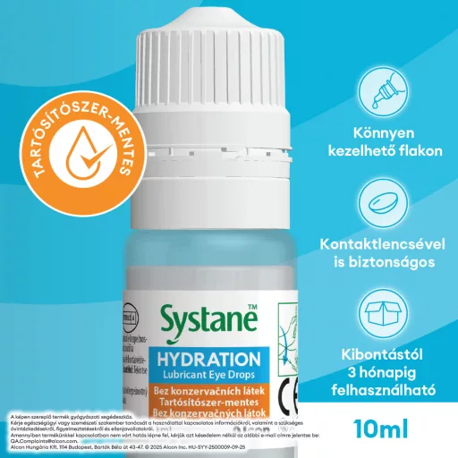 Systane Hydration lubrikáló szemcsepp 10 ml