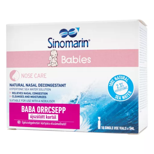 Sinomarin Baba orrcsepp újszülött kortól 18 x 5 ml