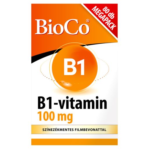 BioCo B1-vitamin 100 mg filmtabletta 80 db