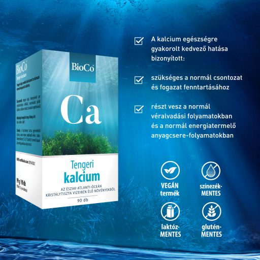 BioCo Tengeri kalcium tabletta 90 db