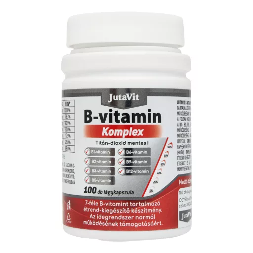 JutaVit B-vitamin komplex lágykapszula 100 db