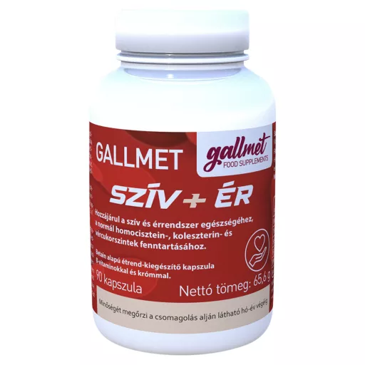 Gallmet szív + ér kapszula 90 db