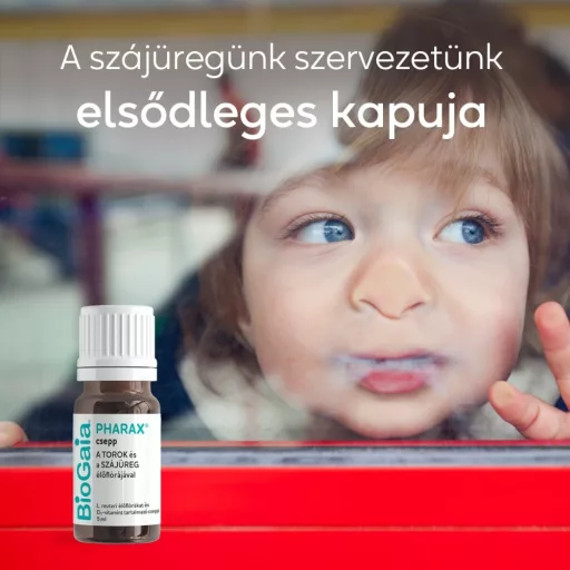 BioGaia Pharax élőflóra és D3-vitamin csepp 6 hónapos kortól 5 ml