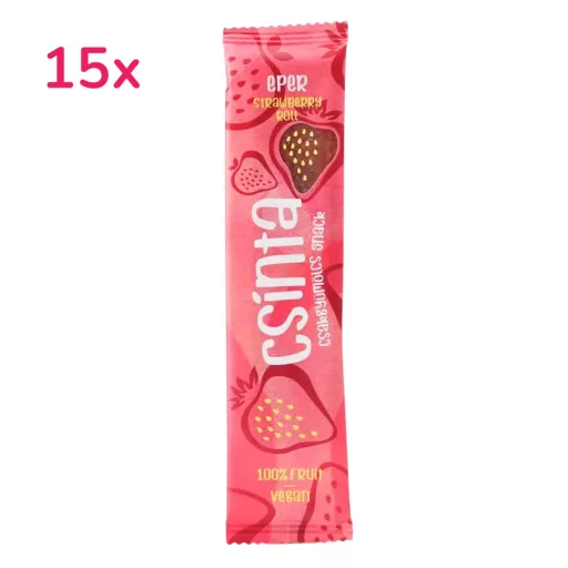 Csinta eper tekercs 12 g 15 db