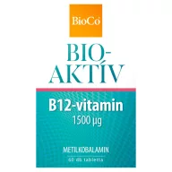 BioCo Bioaktív B12-vitamin 1500 mcg tabletta 60 db
