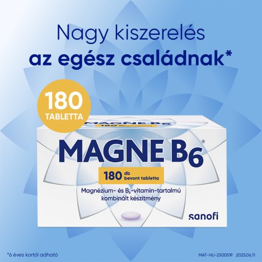 Magne B6 bevont tabletta 180 db