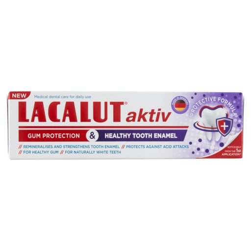 Lacalut aktiv fogíny és fogzománc fogkrém 75 ml