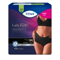 TENA Lady Pants Plus inkontinencia fehérnemű fekete M 9 db
