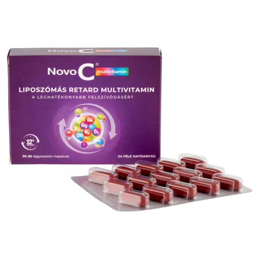 Novo C multivitamin liposzómás retard kapszula 30 db