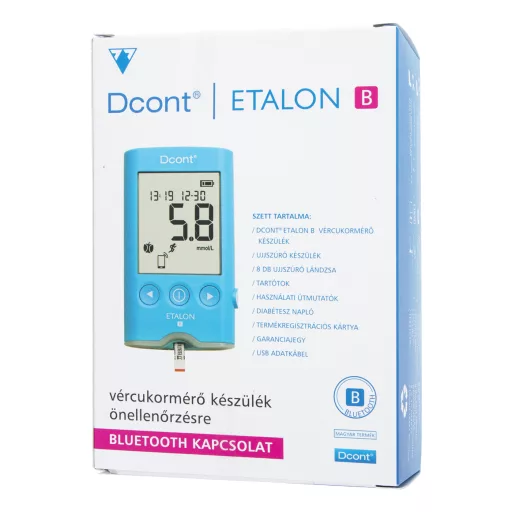 Dcont Etalon B vércukorszintmérő készülék