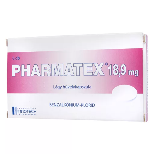 Pharmatex 18,9 mg lágy hüvelykapszula 6 db