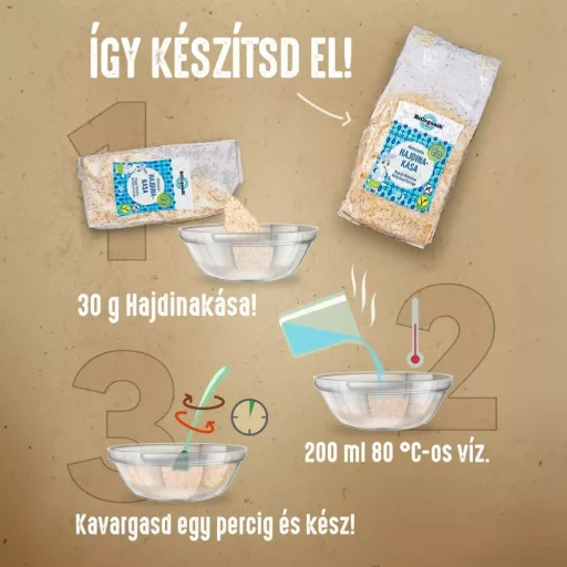 BiOrganik Bio gluténmentes hajdinakása 200 g