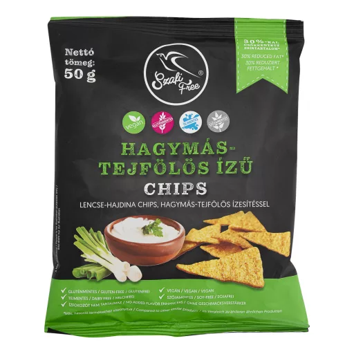 Szafi Free chips - hagymás-tejfölös 50 g