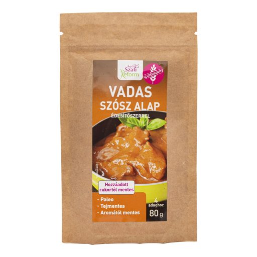 Szafi Reform Vadas szósz alap édesítőszerrel 80 g