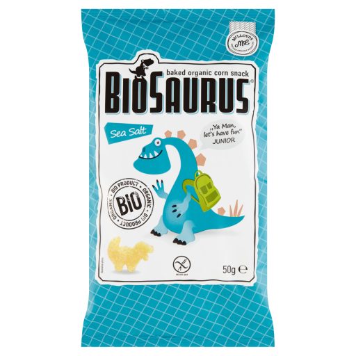 Biopont BioSaurus Junior sós kukorica snack 50 g