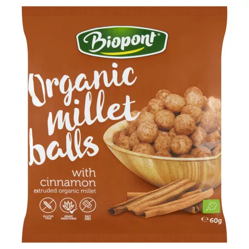 Biopont Bio Kölesgolyó fahéjas ízesítésű 60 g