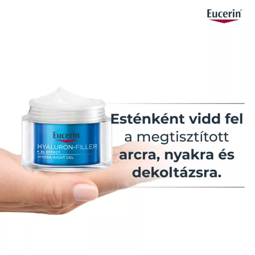 Eucerin Hyaluron-Filler ráncfeltöltő éjszakai arcgél 50 ml