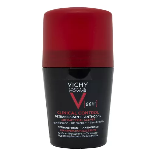Vichy Homme Clinical Control 96H férfi izzadásgátló golyós dezodor 50 ml