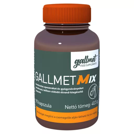 Gallmet Mix epesav és gyógynövény kapszula 90 db