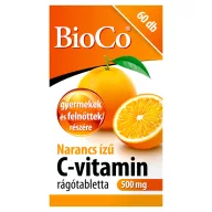 BioCo C-vitamin 500 mg narancs ízű rágótabletta 60 db