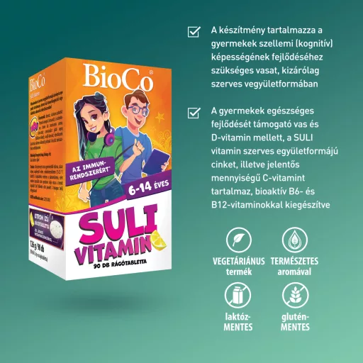 BioCo Suli vitamin rágótabletta 90 db