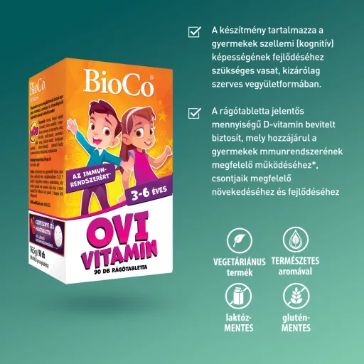 BioCo Ovi vitamin rágótabletta 90 db