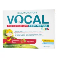 Vocal kids eper ízű szopogatótabletta 24 db