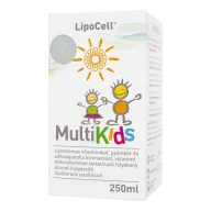 LipoCell Multikids szirup őszibarack ízű 250 ml