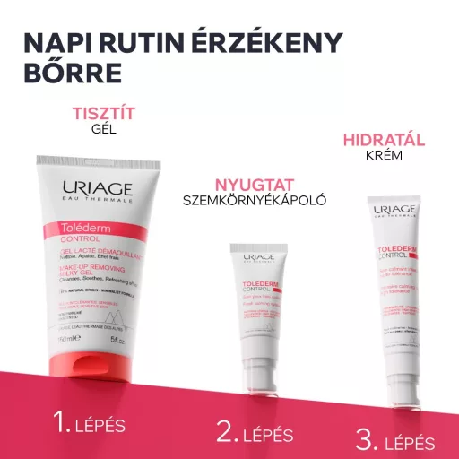 Uriage Toléderm Control sminklemosó tej gél 150 ml