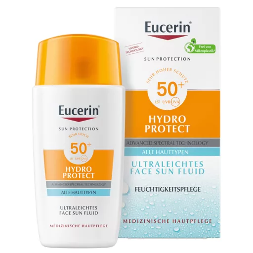 Eucerin Sun Hydro-Protect ultra könnyű napozó fluid arcra SPF50+ 50 ml
